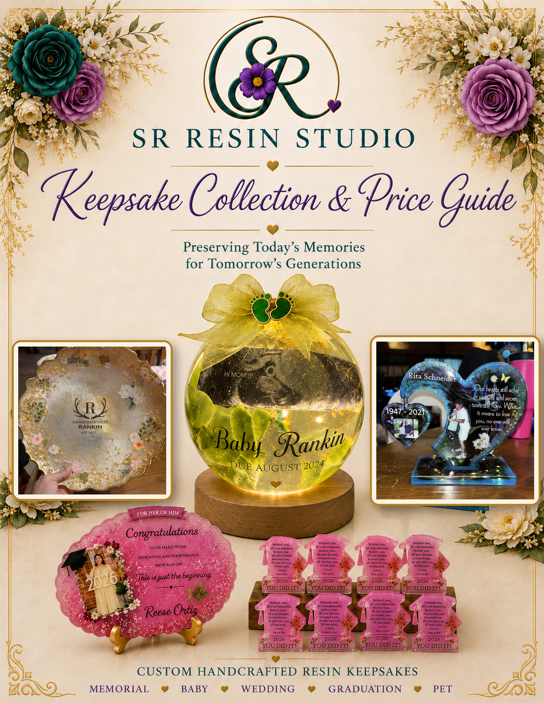 SR Resin Studio Keepsake Collection and Price Guide cover